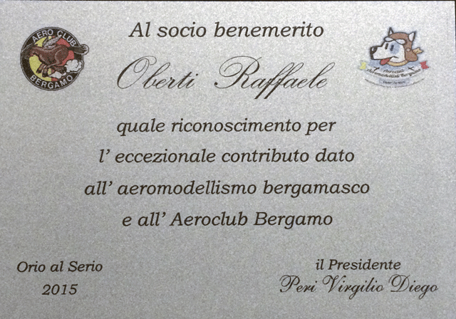 Socio Benemerito Oberti Raffaele